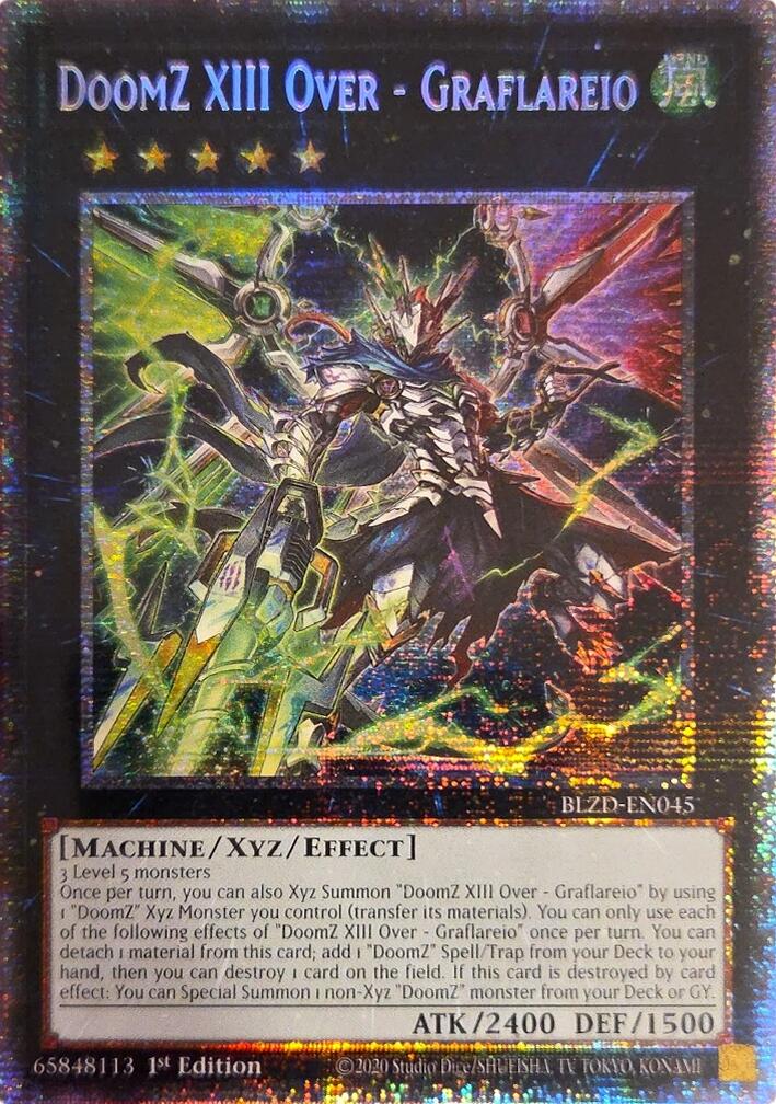 DoomZ XIII Over - Graflareio (Starlight Rare) [BLZD-EN045] Starlight Rare | Total Play