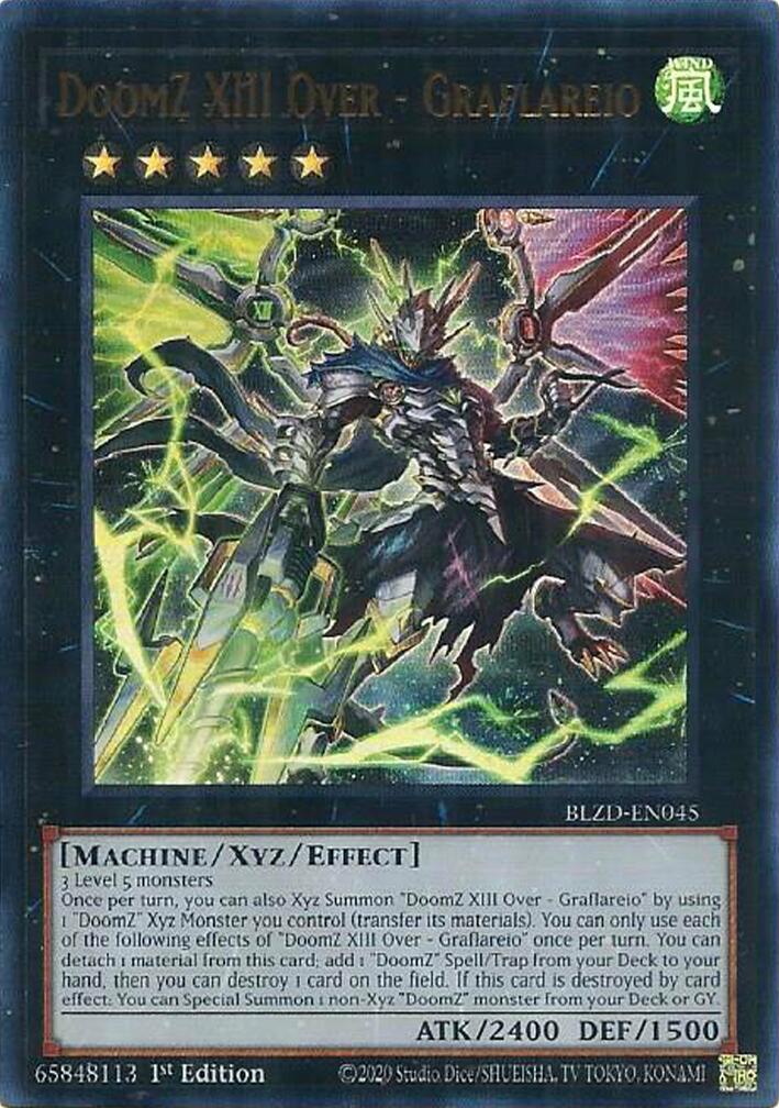 DoomZ XIII Over - Graflareio [BLZD-EN045] Ultra Rare | Total Play