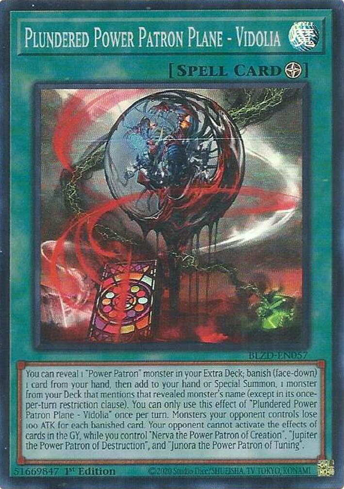 Plundered Power Patron Plane - Vidolia [BLZD-EN057] Super Rare | Total Play