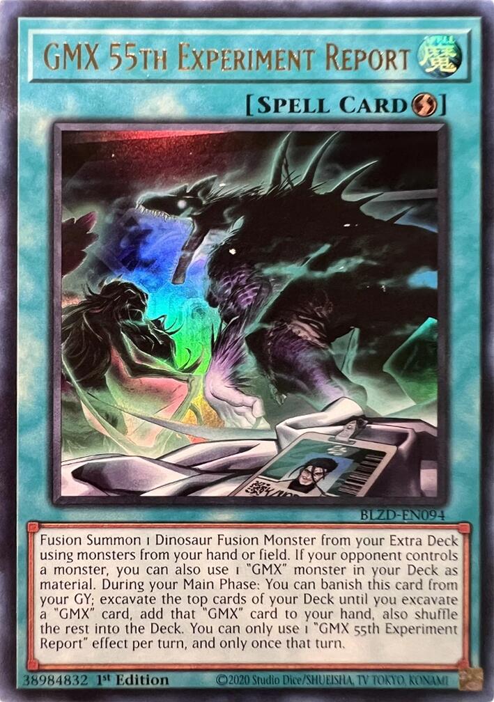 GMX 55th Experiment Report [BLZD-EN094] Ultra Rare | Total Play