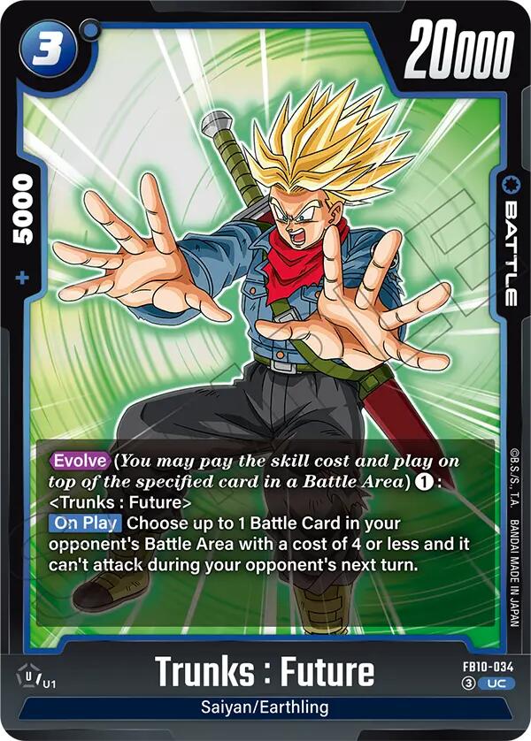 Trunks : Future (FB10-034) [Cross Force] | Total Play