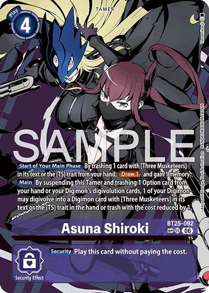 Asuna Shiroki [BT25-092] (Rare Pull) [Dual Revolution] | Total Play