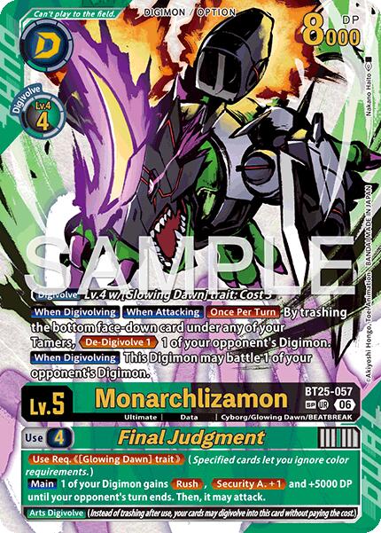 Monarchlizamon // Final Judgement [BT25-057] (SP) [Dual Revolution] | Total Play