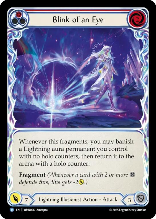 Blink of an Eye [OMN006] (Omens of the Third Age)  Rainbow Foil | Total Play