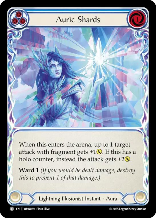 Auric Shards (Blue) [OMN029] (Omens of the Third Age) | Total Play