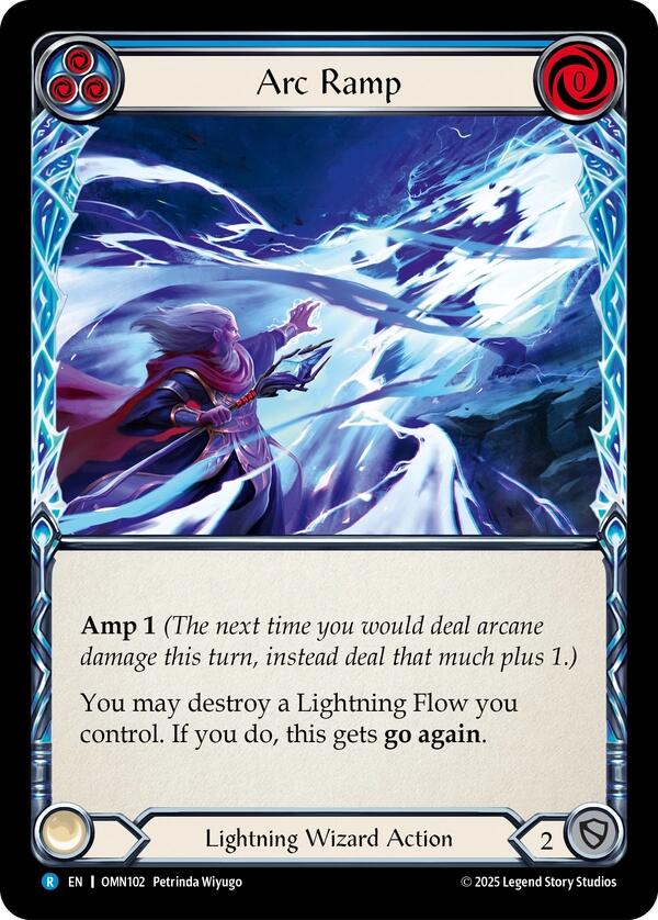 Arc Ramp (Blue) [OMN102] (Omens of the Third Age)  Rainbow Foil | Total Play