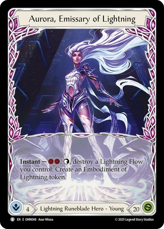 Aurora, Emissary of Lightning [OMN048] (Omens of the Third Age) | Total Play