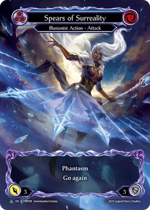 Spears of Surreality (Blue) (Marvel) [TNP018] (Promo)  Rainbow Foil | Total Play