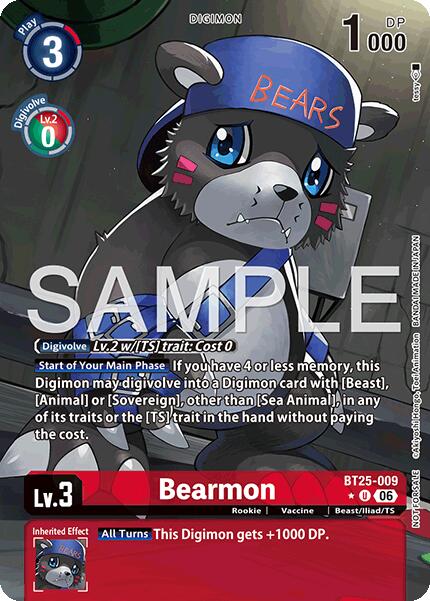 Bearmon [BT25-009] (Full Art) [Dual Revolution] | Total Play