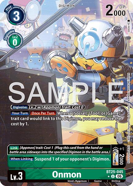 Onmon [BT25-045] (Full Art) [Dual Revolution] | Total Play
