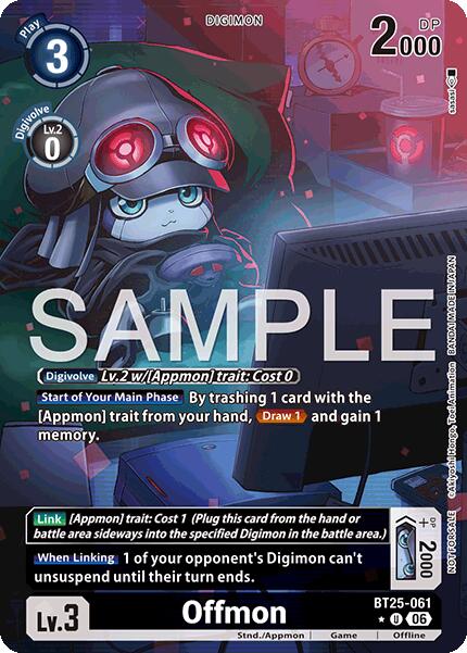 Offmon [BT25-061] (Full Art) [Dual Revolution] | Total Play