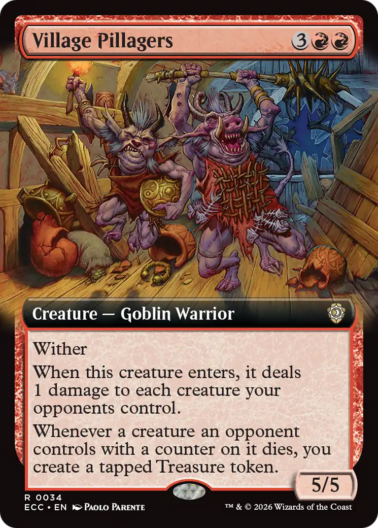 Village Pillagers (Extended Art) [Lorwyn Eclipsed Commander] | Total Play