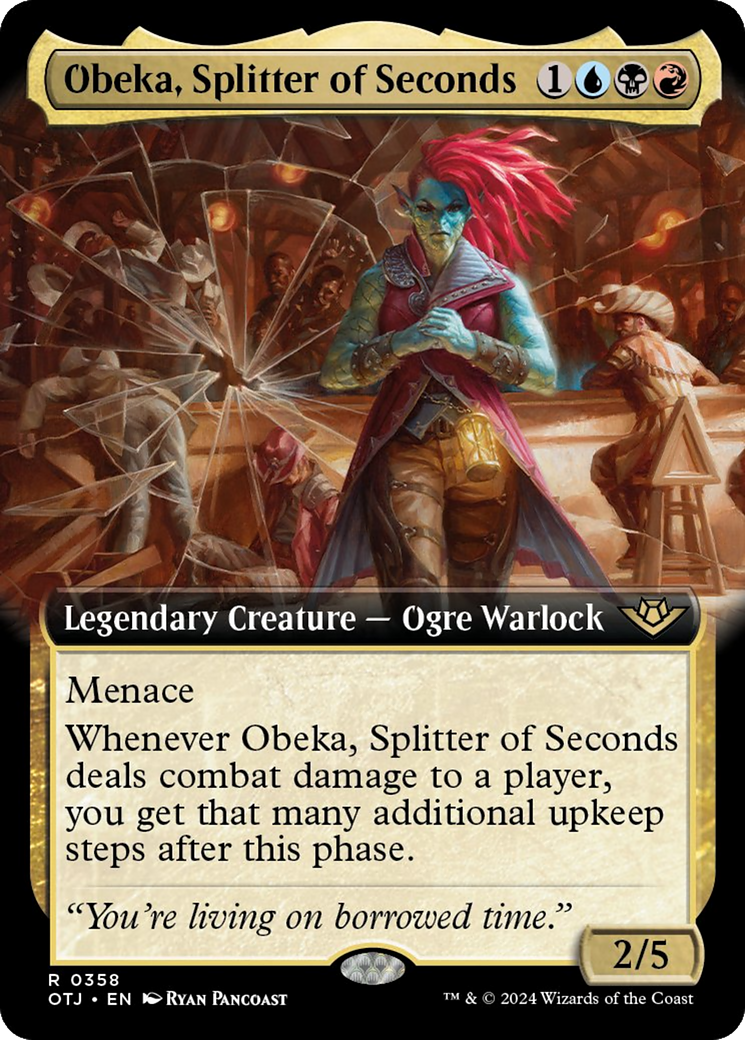 Obeka, Splitter of Seconds (Extended Art) [Outlaws of Thunder Junction] | Total Play