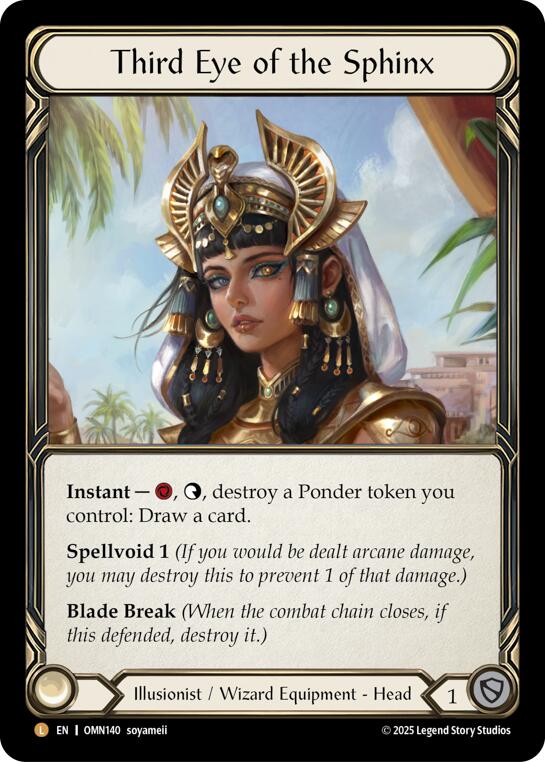 Third Eye of the Sphinx [OMN140] (Omens of the Third Age)  Cold Foil | Total Play