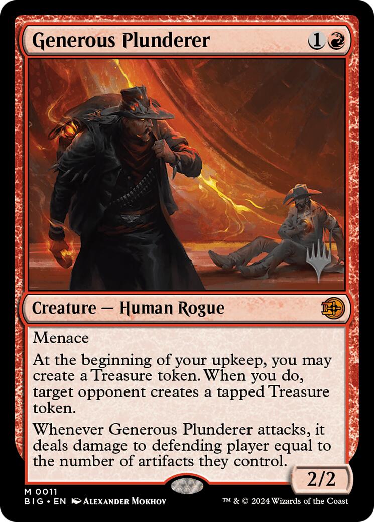 Generous Plunderer [Outlaws of Thunder Junction Promos] | Total Play