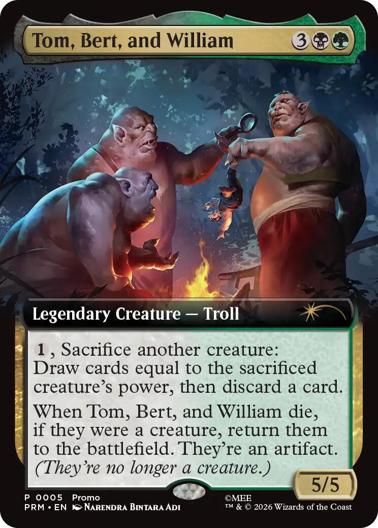 Tom, Bert, and William (Extended Art) [Media Promos] | Total Play