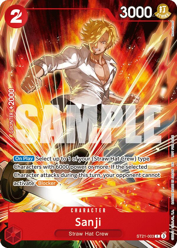 Sanji (Welcome Pack 2026 Vol.1) [One Piece Promotion Cards] | Total Play