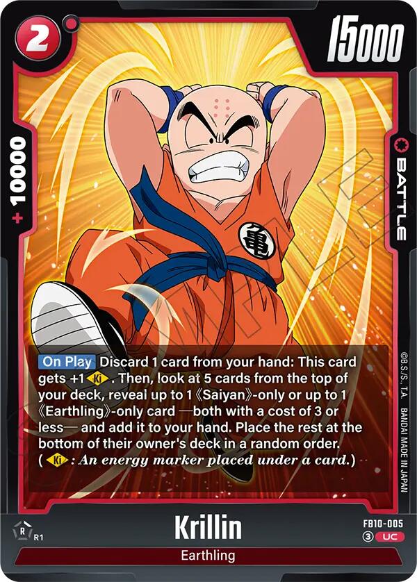 Krillin (FB10-005) [Cross Force] | Total Play