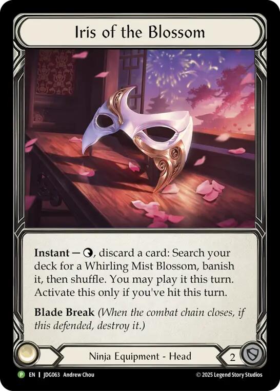 Iris of the Blossom [JDG063] (Promo)  Cold Foil | Total Play
