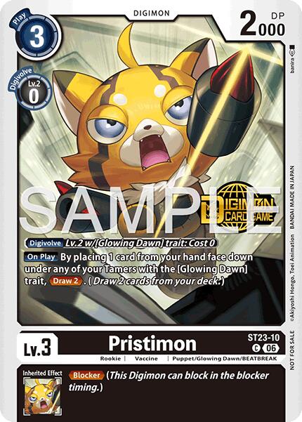 Pristimon [ST23-10] (Welcome Tamers Pack Vol.2) [Starter Deck: Beatbreak Release Event Cards] | Total Play