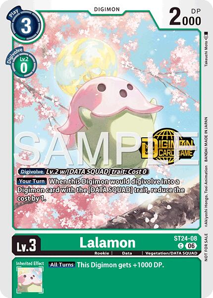 Lalamon [ST24-08] (Welcome Tamers Pack Vol.2) [Starter Deck: Data Squad] | Total Play