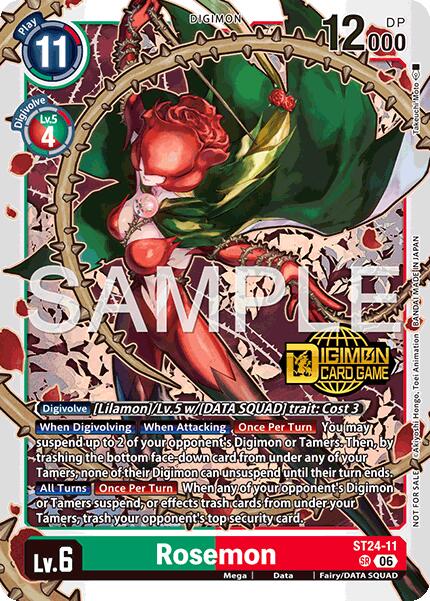 Rosemon [ST24-11] (Welcome Tamers Pack Vol.2) [Starter Deck: Data Squad] | Total Play