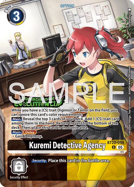 Kuremi Detective Agency [BT22-099] (Evolution Cup 2026 Vol. 2) [Cyber Eden] | Total Play