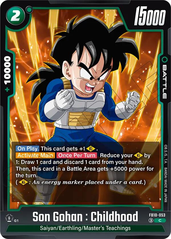 Son Gohan : Childhood (FB10-053) [Cross Force] | Total Play