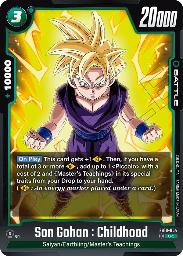 Son Gohan : Childhood (FB10-054) [Cross Force] | Total Play