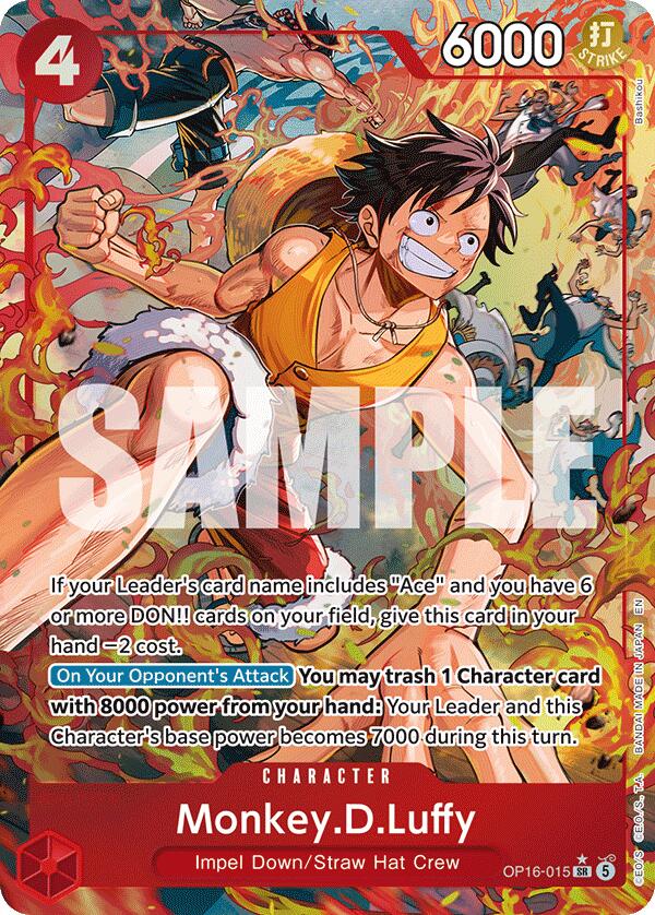 Monkey.D.Luffy (Alternate Art) [The Time of Battle] | Total Play