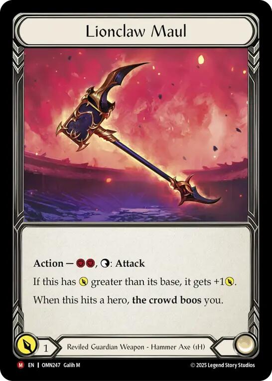 Lionclaw Maul [OMN247] (Omens of the Third Age) | Total Play