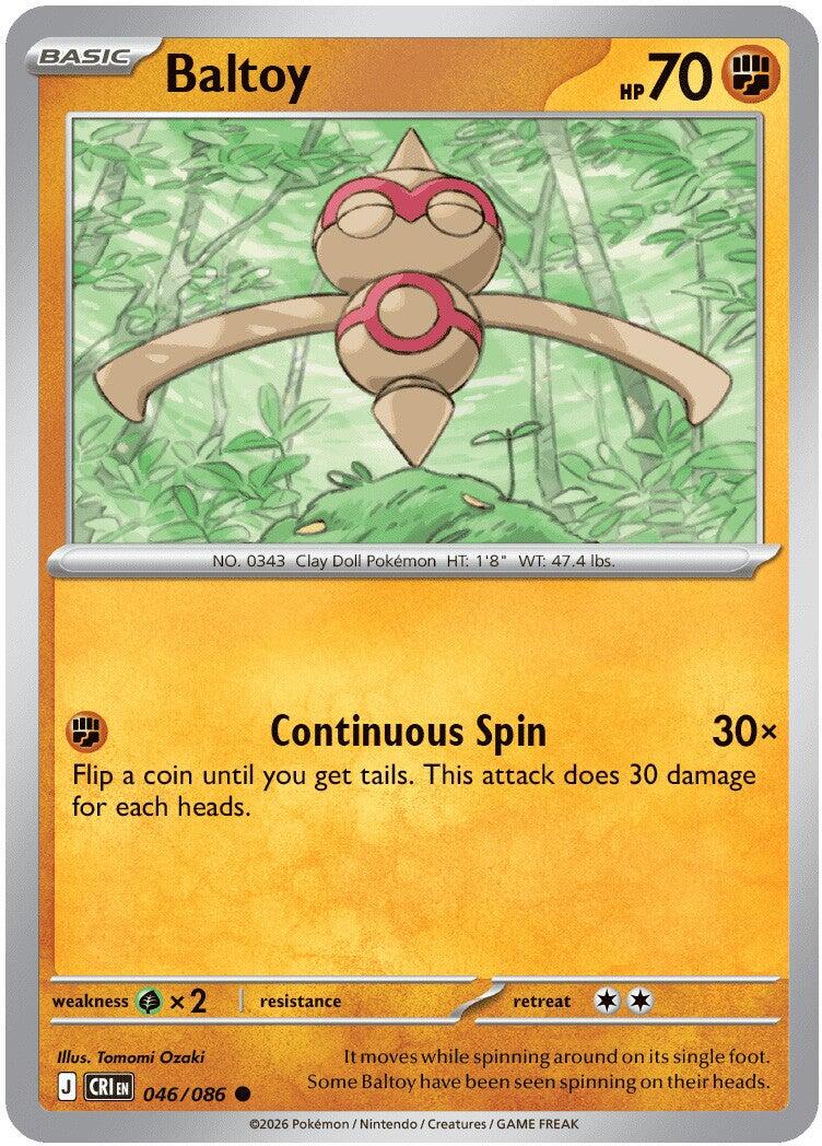 Baltoy (046/086) [Mega Evolution: Chaos Rising] | Total Play