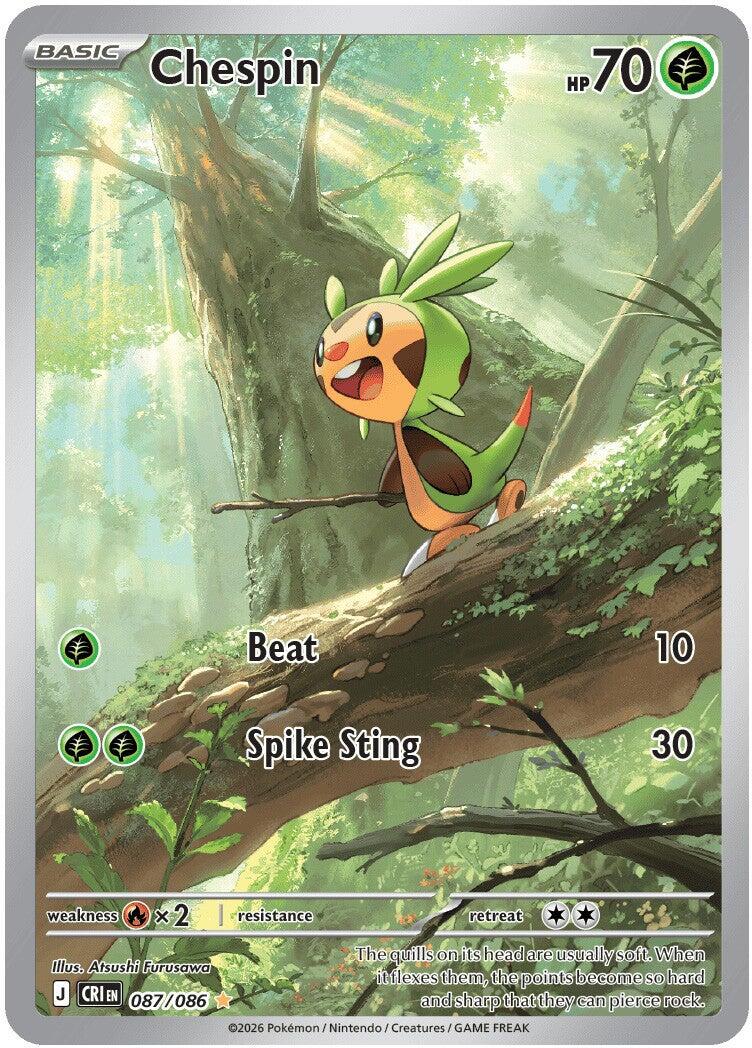 Chespin (087/086) [Mega Evolution: Chaos Rising] | Total Play