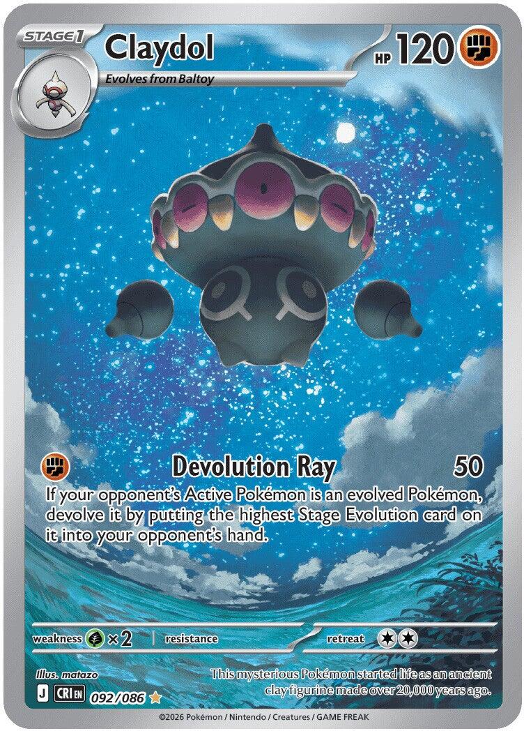 Claydol (092/086) [Mega Evolution: Chaos Rising] | Total Play