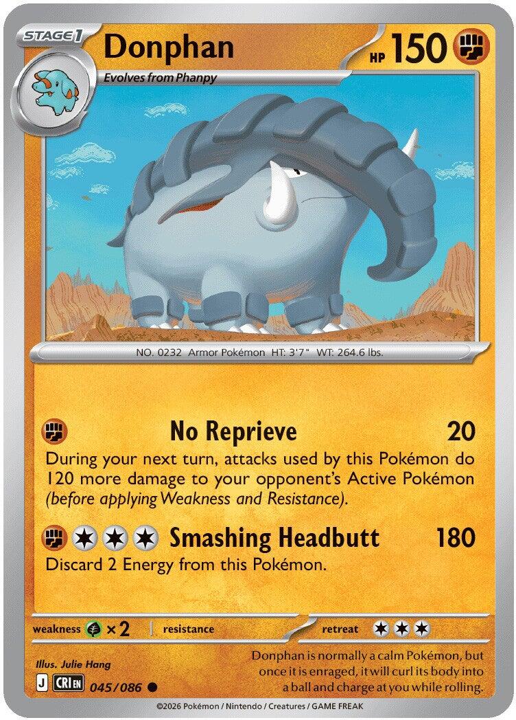 Donphan (045/086) [Mega Evolution: Chaos Rising] | Total Play
