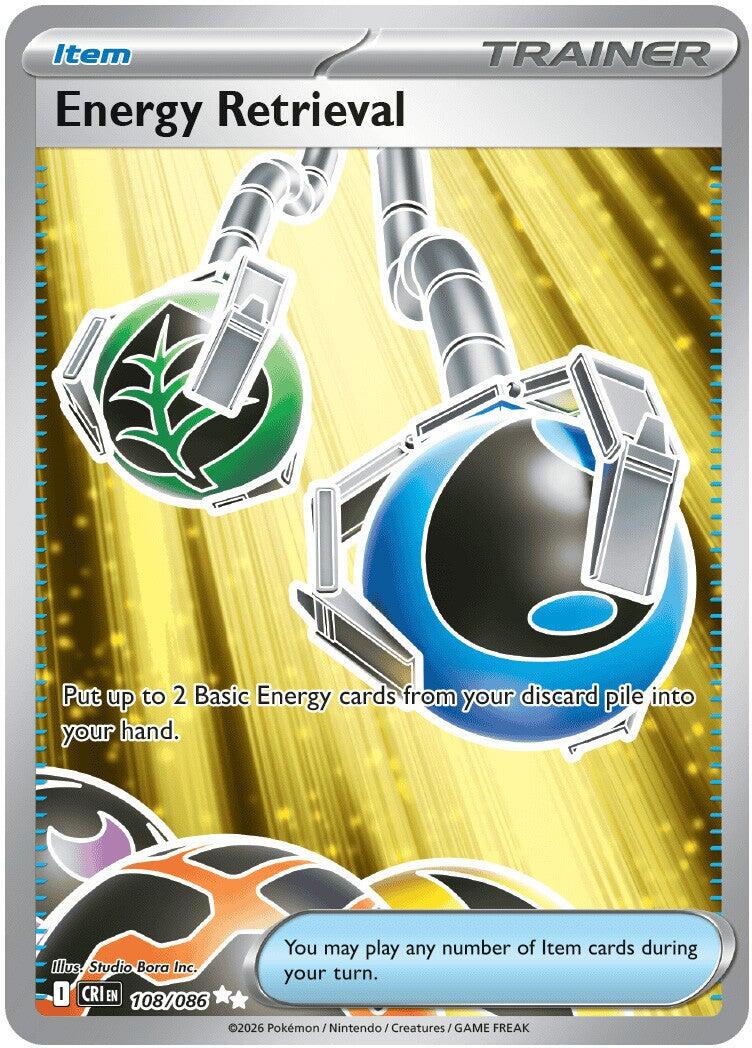 Energy Retrieval (108/086) [Mega Evolution: Chaos Rising] | Total Play