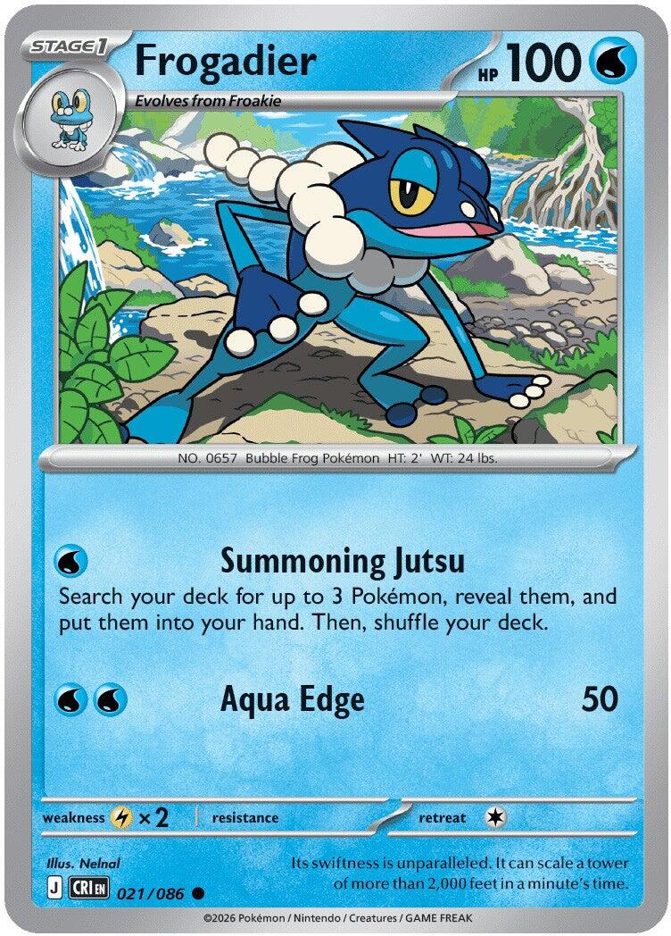 Frogadier (021/086) [Mega Evolution: Chaos Rising] | Total Play