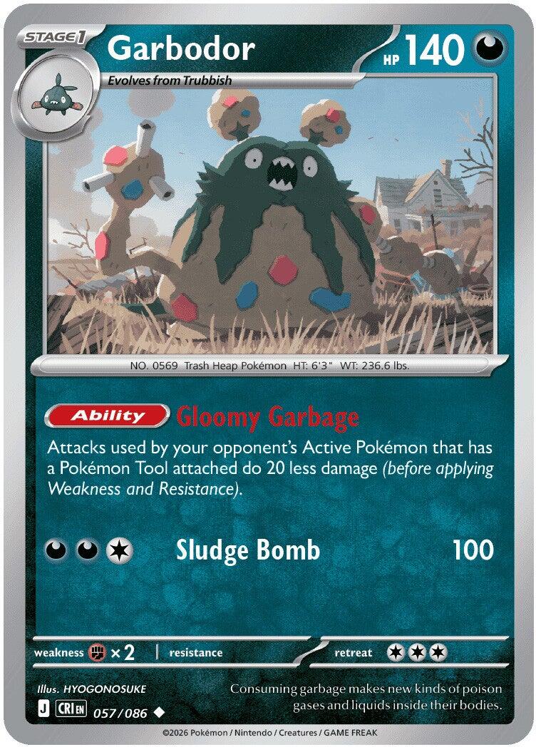Garbodor (057/086) [Mega Evolution: Chaos Rising] | Total Play