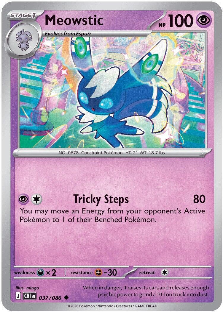 Meowstic (037/086) [Mega Evolution: Chaos Rising] | Total Play