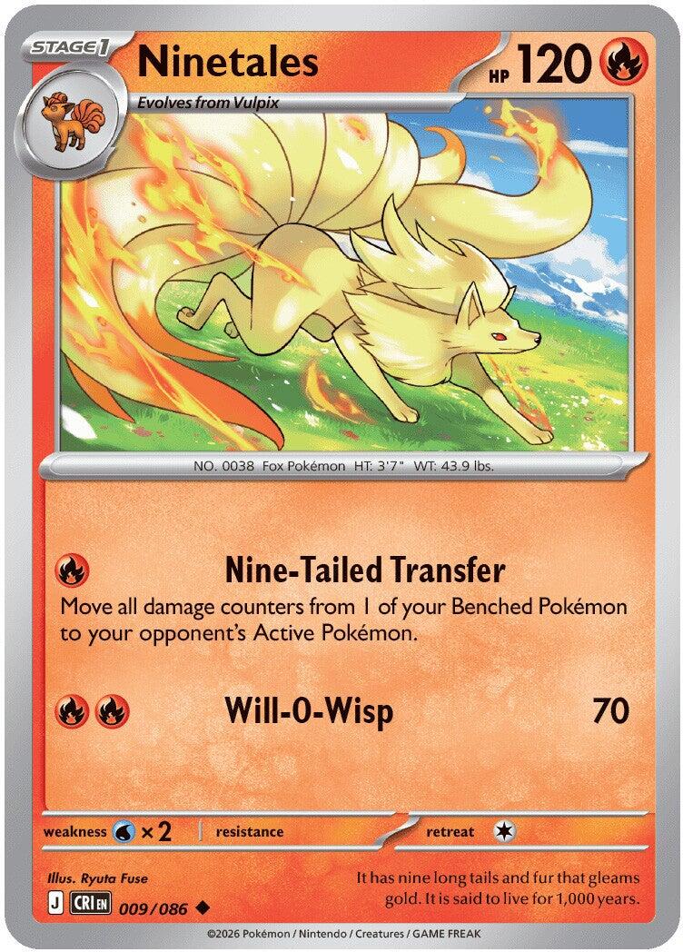 Ninetales (009/086) [Mega Evolution: Chaos Rising] | Total Play