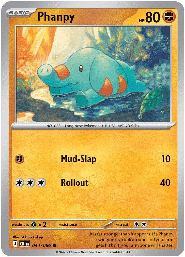 Phanpy (044/086) [Mega Evolution: Chaos Rising] | Total Play