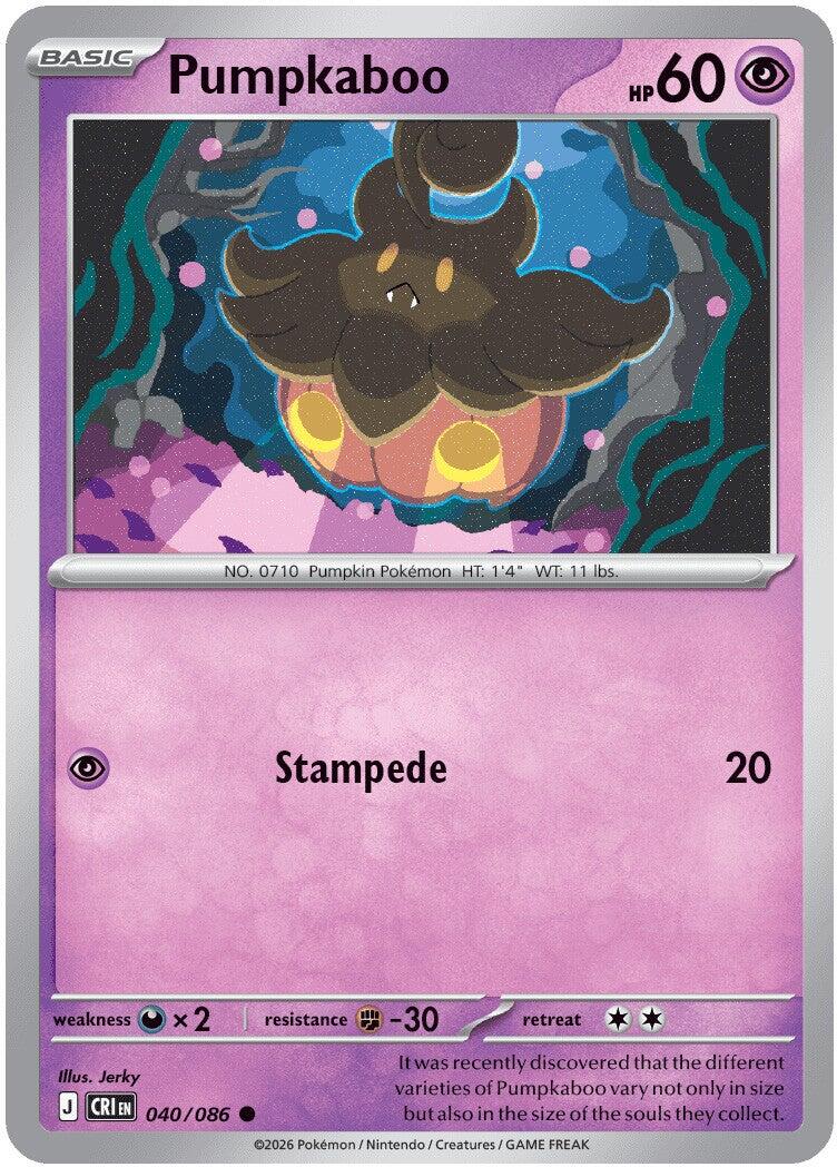 Pumpkaboo (040/086) [Mega Evolution: Chaos Rising] | Total Play