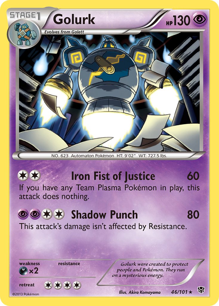 Golurk (46/101) (Theme Deck Exclusive) [Black & White: Plasma Blast] | Total Play
