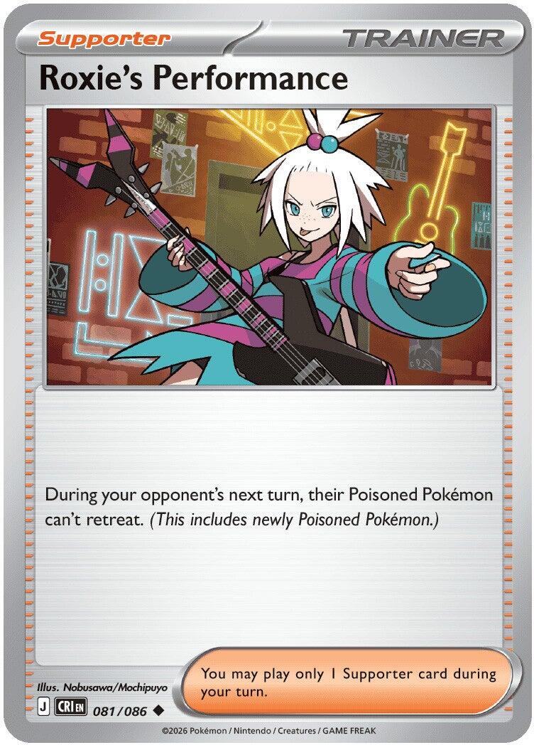 Roxie's Performance (081/086) [Mega Evolution: Chaos Rising] | Total Play