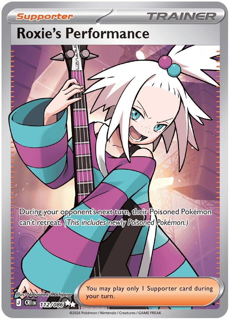 Roxie's Performance (112/086) [Mega Evolution: Chaos Rising] | Total Play