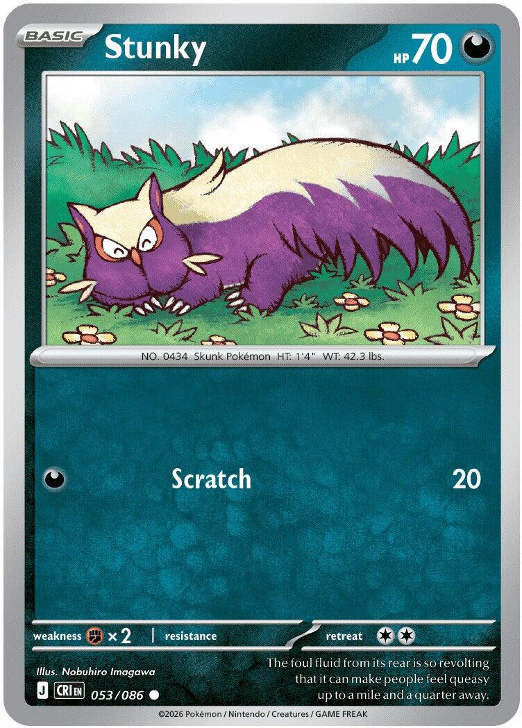 Stunky (053/086) [Mega Evolution: Chaos Rising] | Total Play