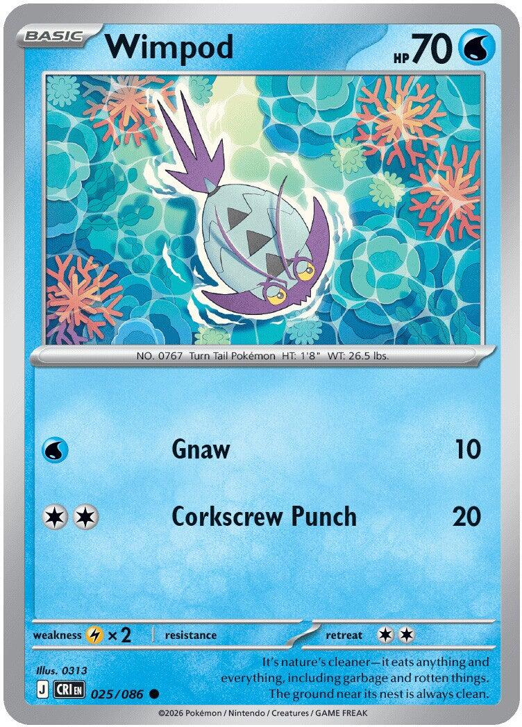 Wimpod (025/086) [Mega Evolution: Chaos Rising] | Total Play