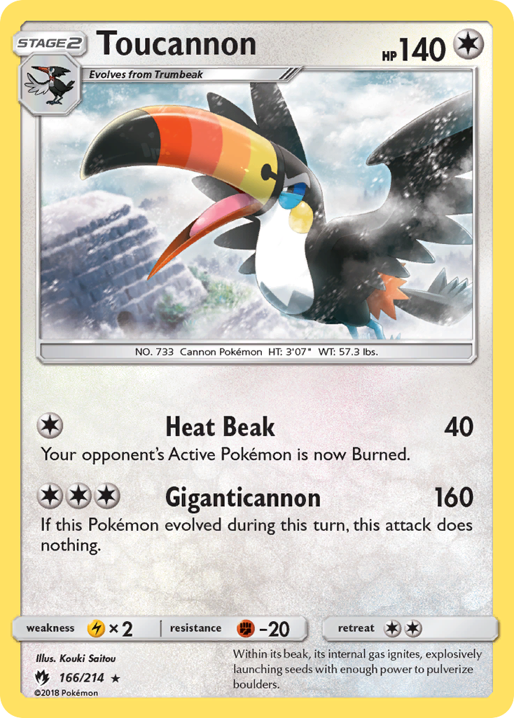 Toucannon (166/214) [Sun & Moon: Lost Thunder] | Total Play