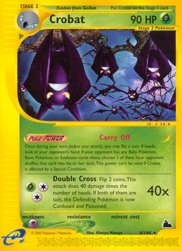 Crobat (6/144) [Skyridge] | Total Play