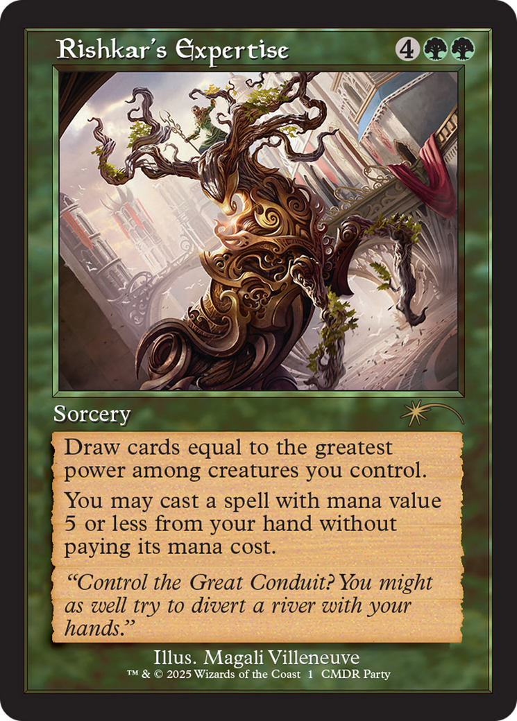 Rishkar's Expertise (Retro Frame) [Wizards Play Network 2025] | Total Play
